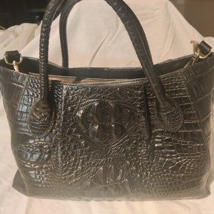 PINUSHI Crocodile Top Handle bag